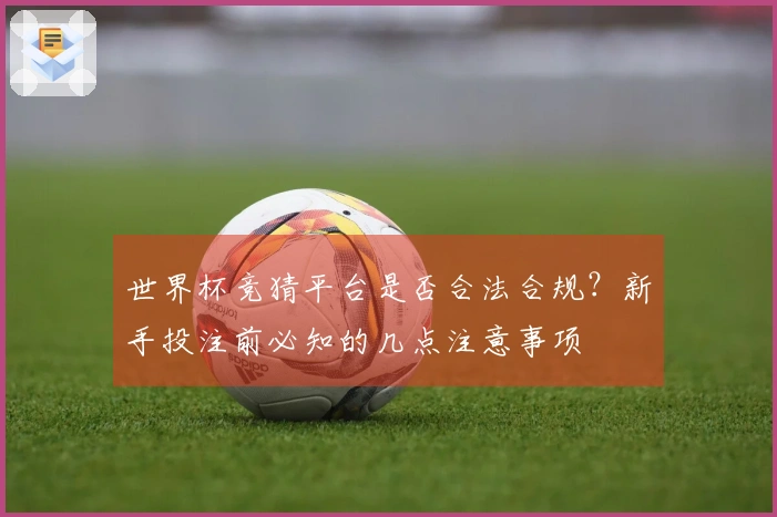 世界杯竞猜平台是否合法合规？新手投注前必知的几点注意事项